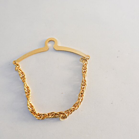 VTG  Tie Bar with Accent Chain - Picture 2 of 2